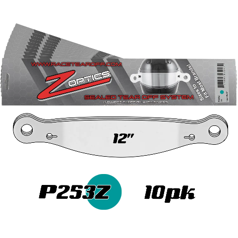 ZAMP Racing P253Z Sealed Tear Offs 12"  Qty 3 Sets of 8 Stack Per Package P253Z10