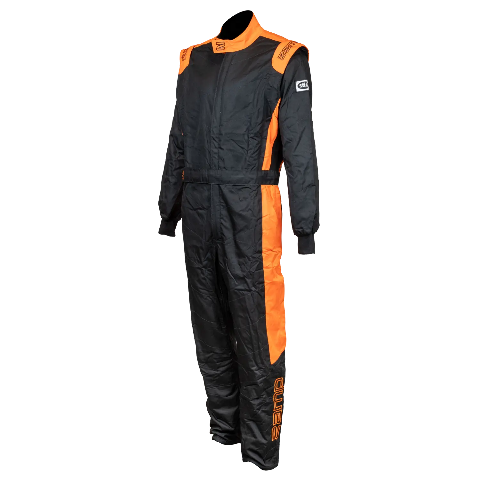 ZAMP Racing ZR-40 Race Suit SFI 3.2A/5 Orange/Black Youth Medium R12C08YM