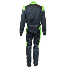 ZAMP Racing ZR-40 Race Suit SFI 3.2A/5 Green/Black Youth Large R12C09YL