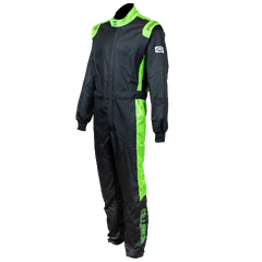 ZAMP Racing ZR-40 Race Suit SFI 3.2A/5 Green/Black Youth Medium R12C09YM