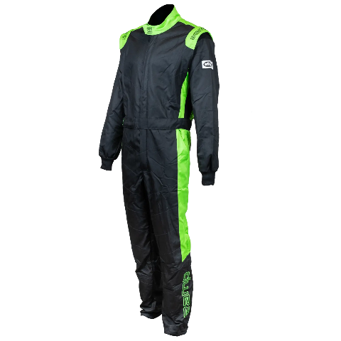 ZAMP Racing ZR-40 Race Suit SFI 3.2A/5 Green/Black Youth X-Large R12C09YXL