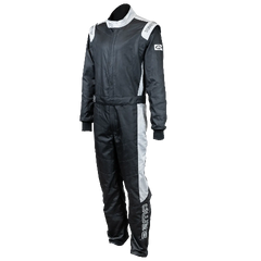 ZAMP Racing ZR-40 Race Suit SFI 3.2A/5 Gray/Black Youth Large R12C15YL