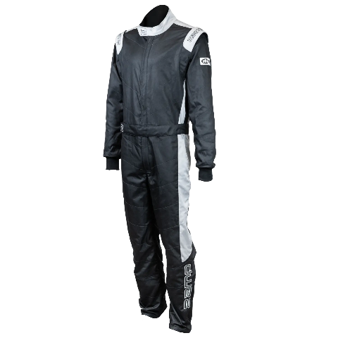 ZAMP Racing ZR-40 Race Suit SFI 3.2A/5 Gray/Black Youth Small R12C15YS