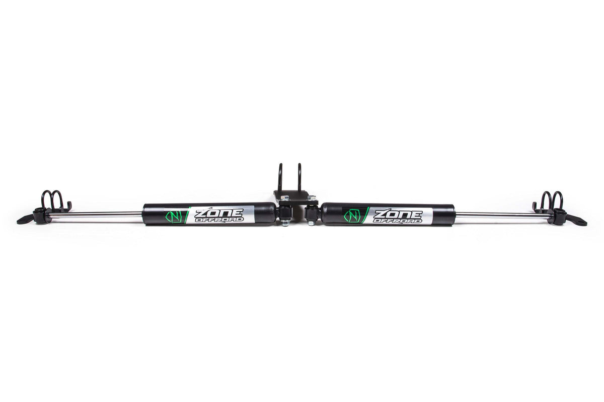 Zone Offroad 2018-2025 Jeep Wrangler JL Dual Steering Stabilizer ZON7451
