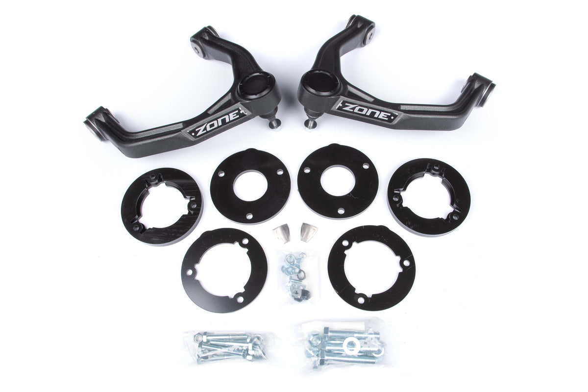 Zone Offroad 2019-2026 Chevy TB/GMC AT4 1500 1.75 Chevy ZR2/GMC AT4X 1500 1.5 Leveling Kit ZONC1174