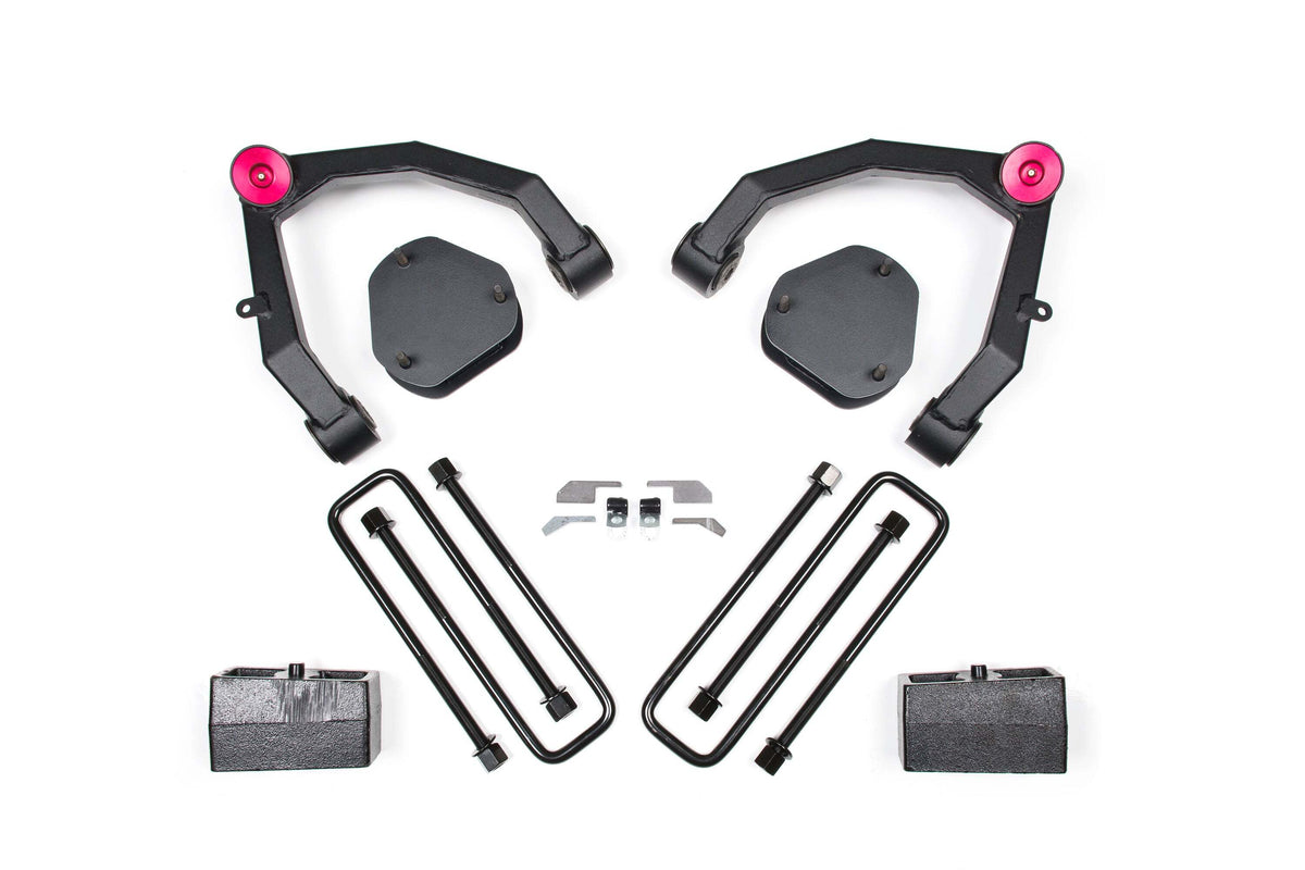 Zone Offroad 07-13 Chevy 1500 2wd 3.5in UCA System ZONC30N