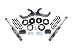 Zone Offroad 1.75 Suspension Lift Kit 1 Rear Block - Spacer Front Nitro Rear Shock ZONC75N