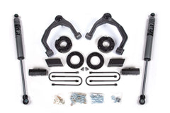 Zone Offroad 3.5 Suspension Lift Kit 2 Rear Block - Spacer Front Nitro Rear Shock ZONC76N