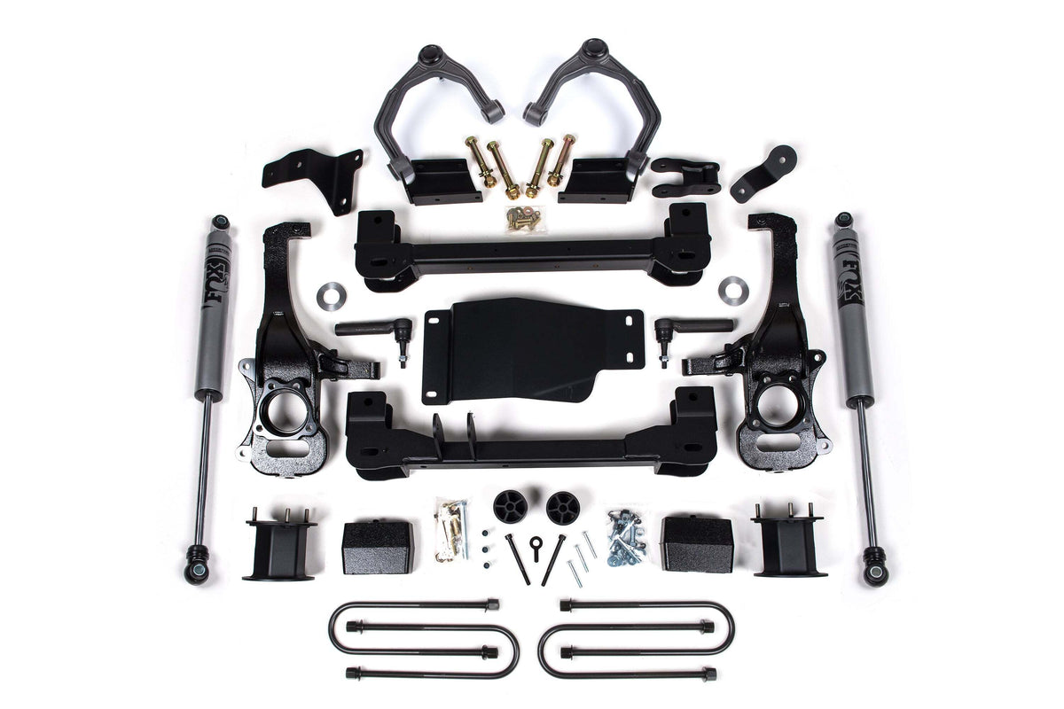 Zone Offroad 4 Suspension Lift Kit 3 Rear Block - Spacer Front Fox 2.0 ADV Rear Shock ZONC79F