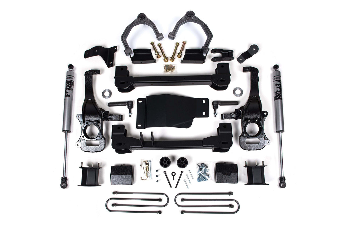 Zone Offroad 4 Suspension Lift Kit 3 Rear Block - Spacer Front Fox 2.0 ADV Rear Shock ZONC80F