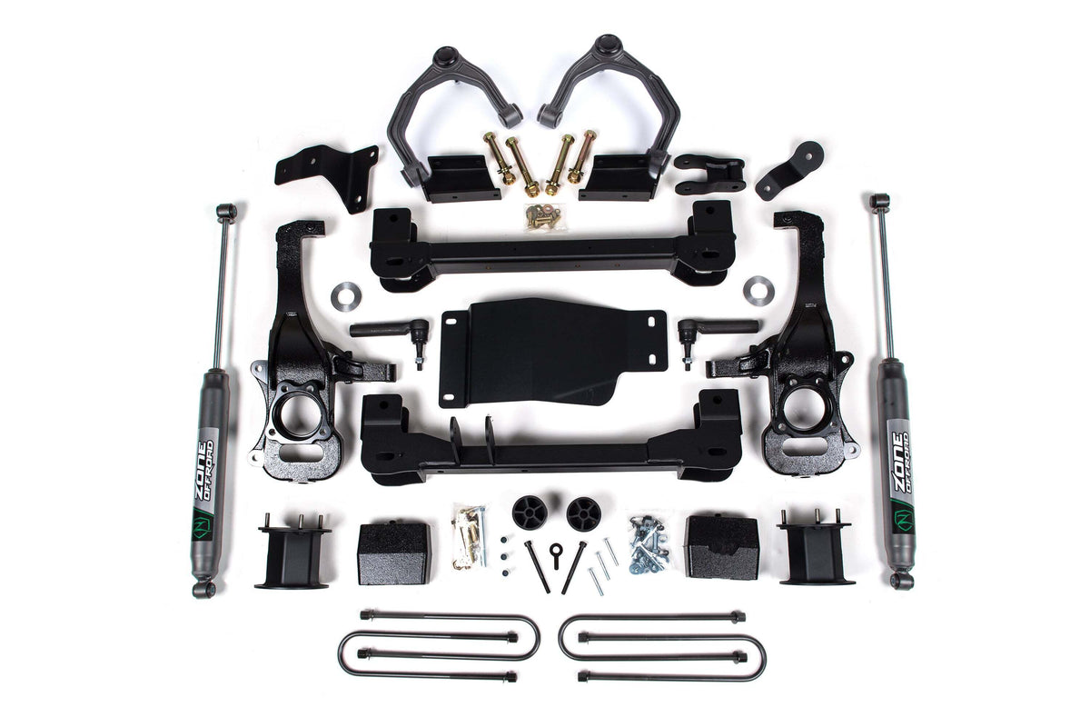 Zone Offroad 4 Suspension Lift Kit 3 Rear Block - Spacer Front Nitro Rear Shock ZONC80N