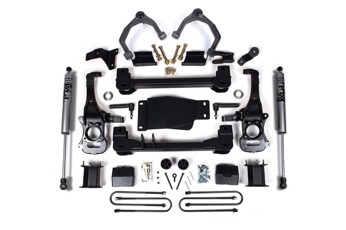 Zone Offroad 6 Suspension Lift Kit 5 Rear Block - Spacer Front Nitro Rear Shock ZONC82N
