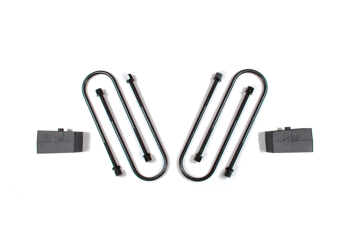 Zone Offroad Ram Rear 2 Block Kit - 4 U-bolts ZOND1207
