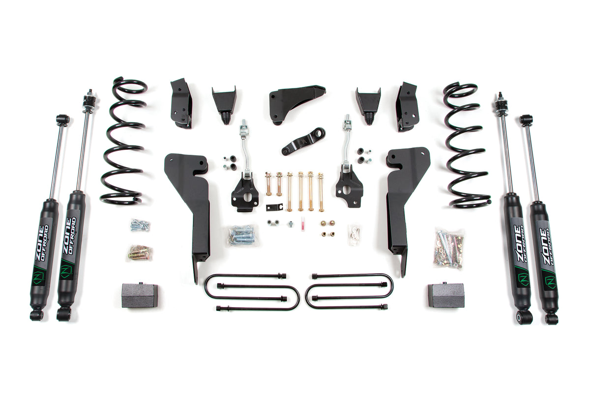 Zone Offroad 05-07 Ram 2500 Powerwagon 4wd 4 Suspension Lift System - Nitro ZOND132N