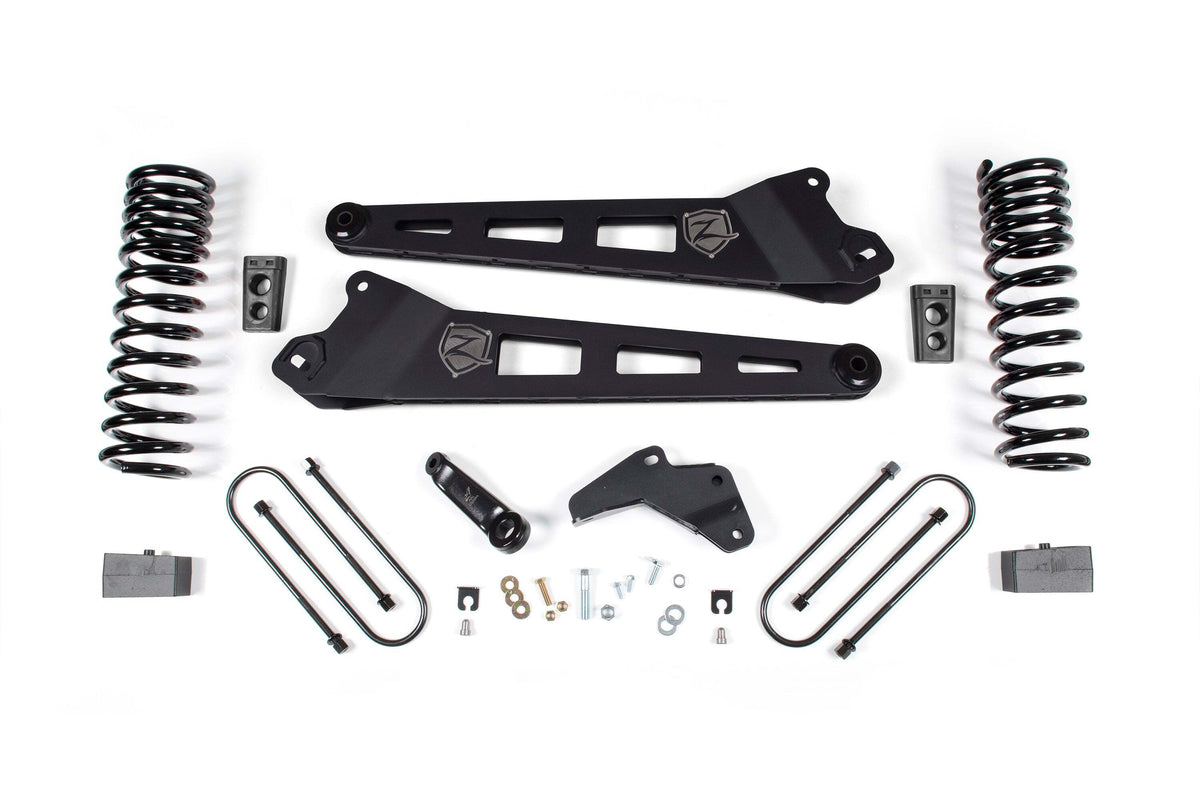 Zone Offroad 13-18 Ram 3500 4.5in Radius Arm Lift System - 2 Rear Block ZOND136N