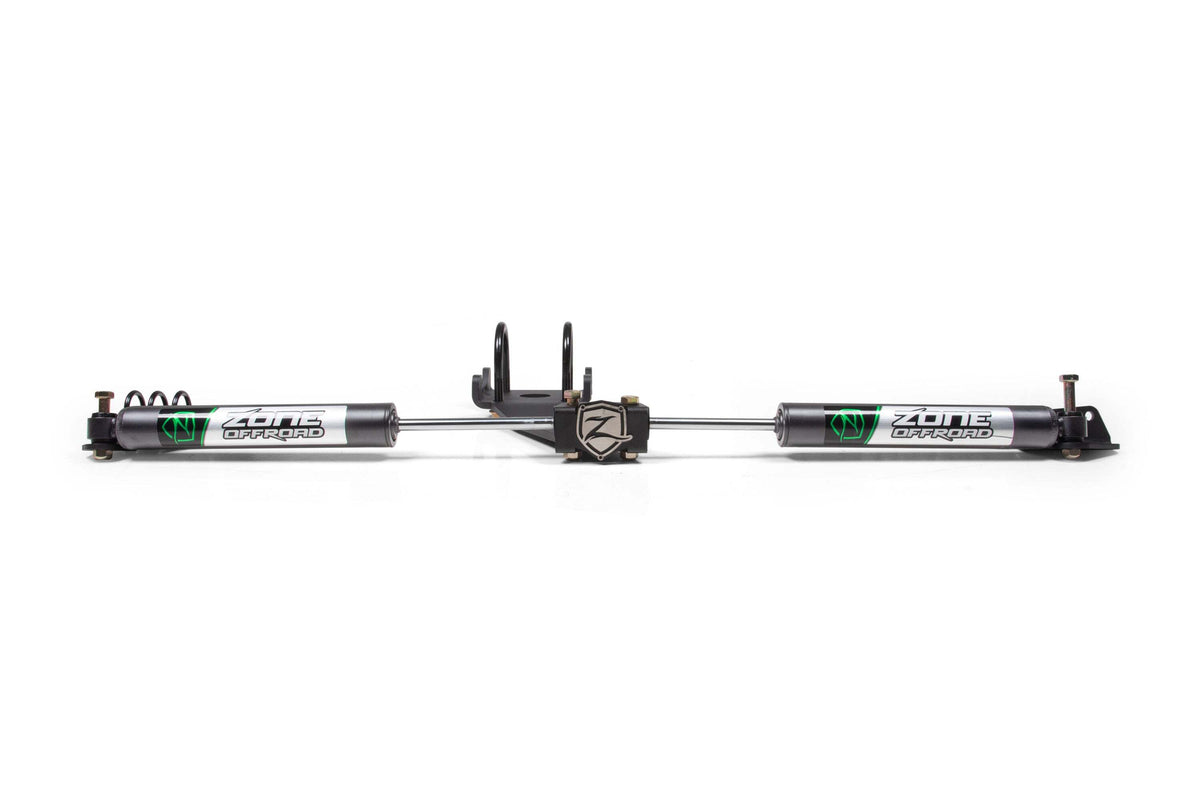 Zone Offroad 2008-2013 Ram 2500/3500 4WD Dual Steering Stabilizer Kit - Nitro Series ZOND147DN