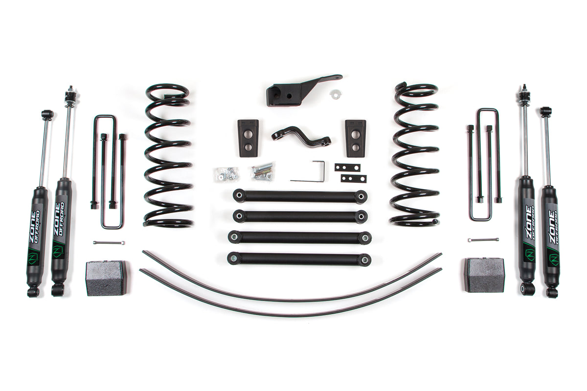 Zone Offroad 2000-2002 Dodge 2500 5 Lift Kit ZOND47N