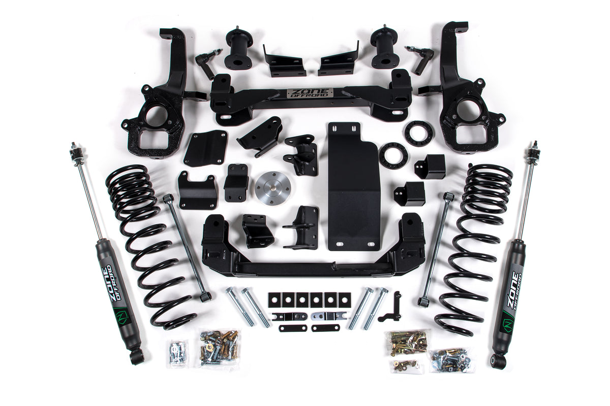 Zone Offroad 2020-2023 Ram 1500 4wd 6 Front 5 Rear Suspension Lift System ZOND96N