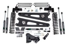 Zone Offroad Zone 4 Radius Arm Lift Kit 3 Leaf Main Nitro Shocks ZONF105N