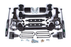 Zone Offroad Zone 6 Susp Lift Kit 4 Rear Lift Block; Spacer Front Fox Adv Series Rear ZONF121F