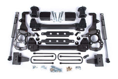 Zone Offroad Zone 6 Susp Lift Kit 3.25 Rear Lift Block; Spacer Front Fox Adv Series Rear ZONF122F