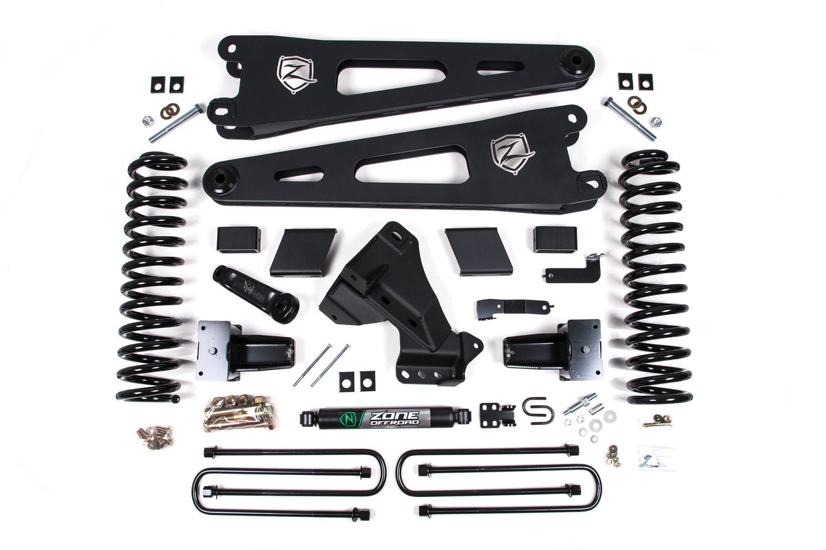 Zone Offroad Zone 5 Radius Arm Lift Kit 3 Rear Lift No Shocks ZONF126