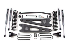 Zone Offroad 2005-2007 Ford SuperDuty 4 Radius Arm System - Diesel - FOX Shocks ZONF21F