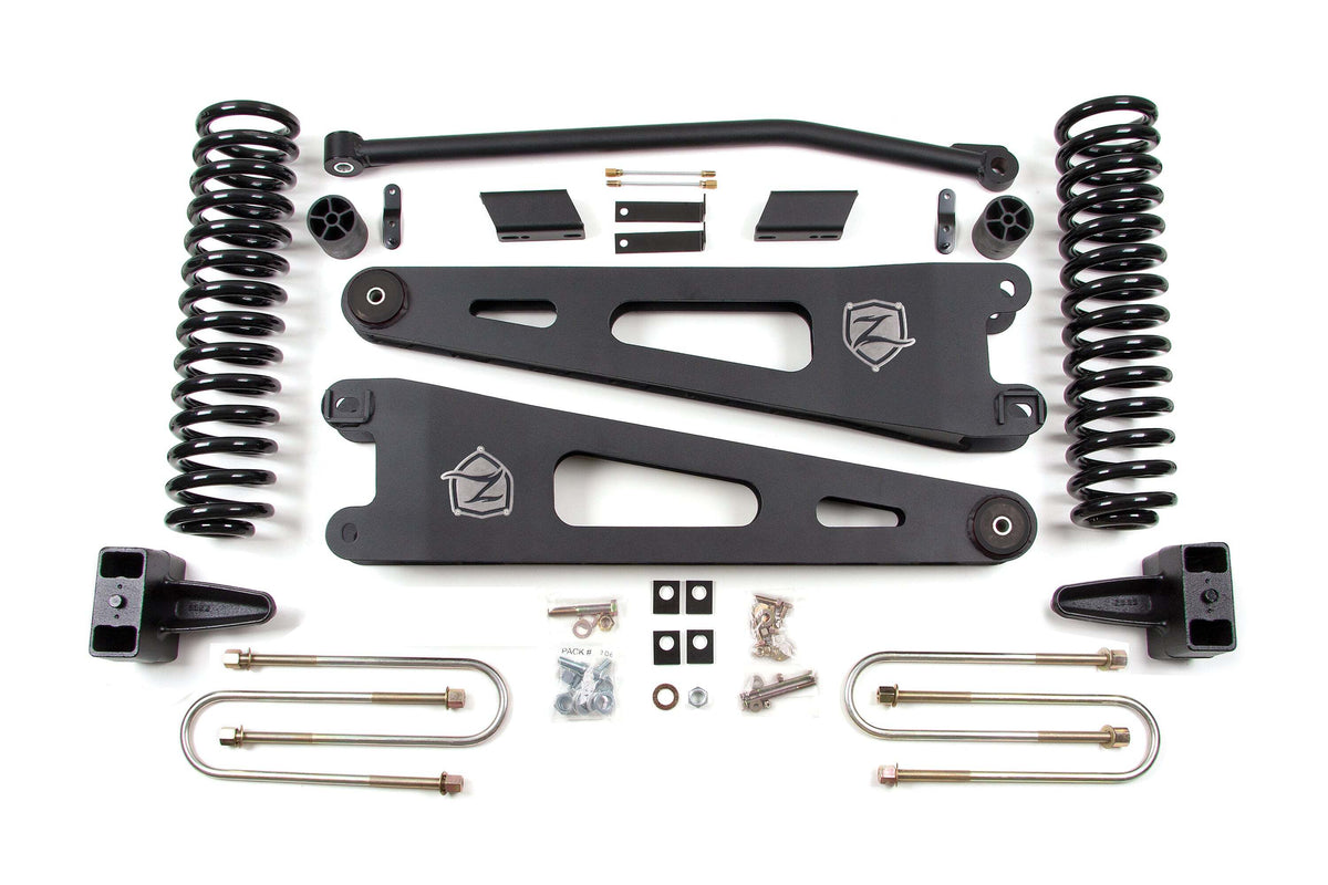 Zone Offroad 2008-2010 Ford SuperDuty 4 Radius Arm Lift System - Gas w/FOX Shocks ZONF24F