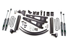 Zone Offroad 2011-2014 Ford SD 6" Radius Arm Lift Gas Front Coil Rear Block  w/ Overload, w/Add a Leaf Fox Shocks ZONF33F