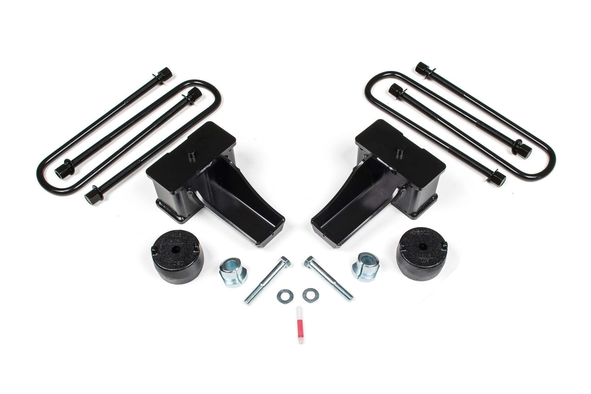 Zone Offroad 4 Suspension Lift Kit 4 Rear Lift Block - Nitro Loaded Struts Nitro Shocks ZONF47LN