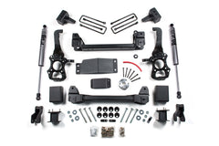 Zone Offroad 4 Suspension Lift Kit 4 Rear Lift Block - Nitro Loaded Struts Nitro Shocks ZONF47LN