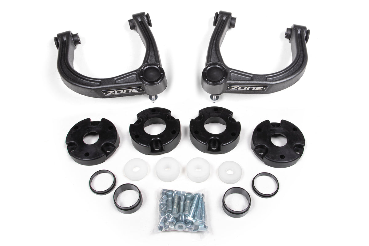 Zone Offroad 6 Suspension Lift Kit 4 Rear Lift Block - Nitro Loaded Struts Nitro Shocks ZONF98LN