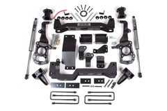 Zone Offroad 6 Suspension Lift Kit 4 Rear Lift Block - Nitro Loaded Struts Nitro Shocks ZONF98LN