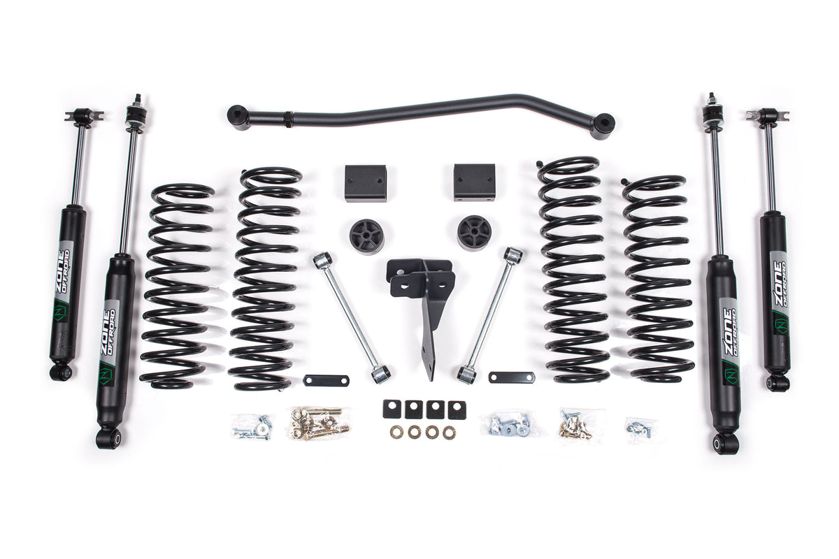 Zone Offroad 2007-2015 Jeep Wrangler (JK) 4dr 4 Suspension Lift Kit ZONJ15N