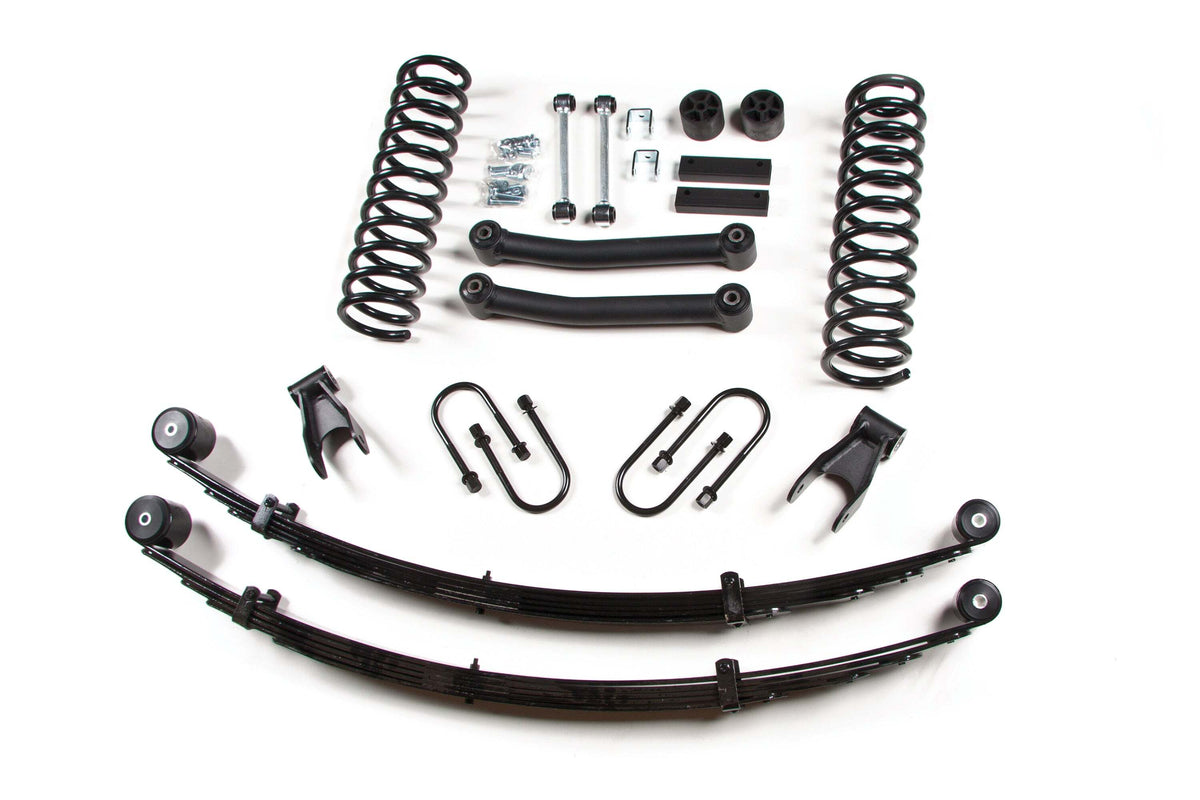 Zone Offroad 1984-2001 Jeep Cherokee (XJ) 4wd 4.5 Lift Kit w/Rear Springs - Dana 35 - Nitro ZONJ24N