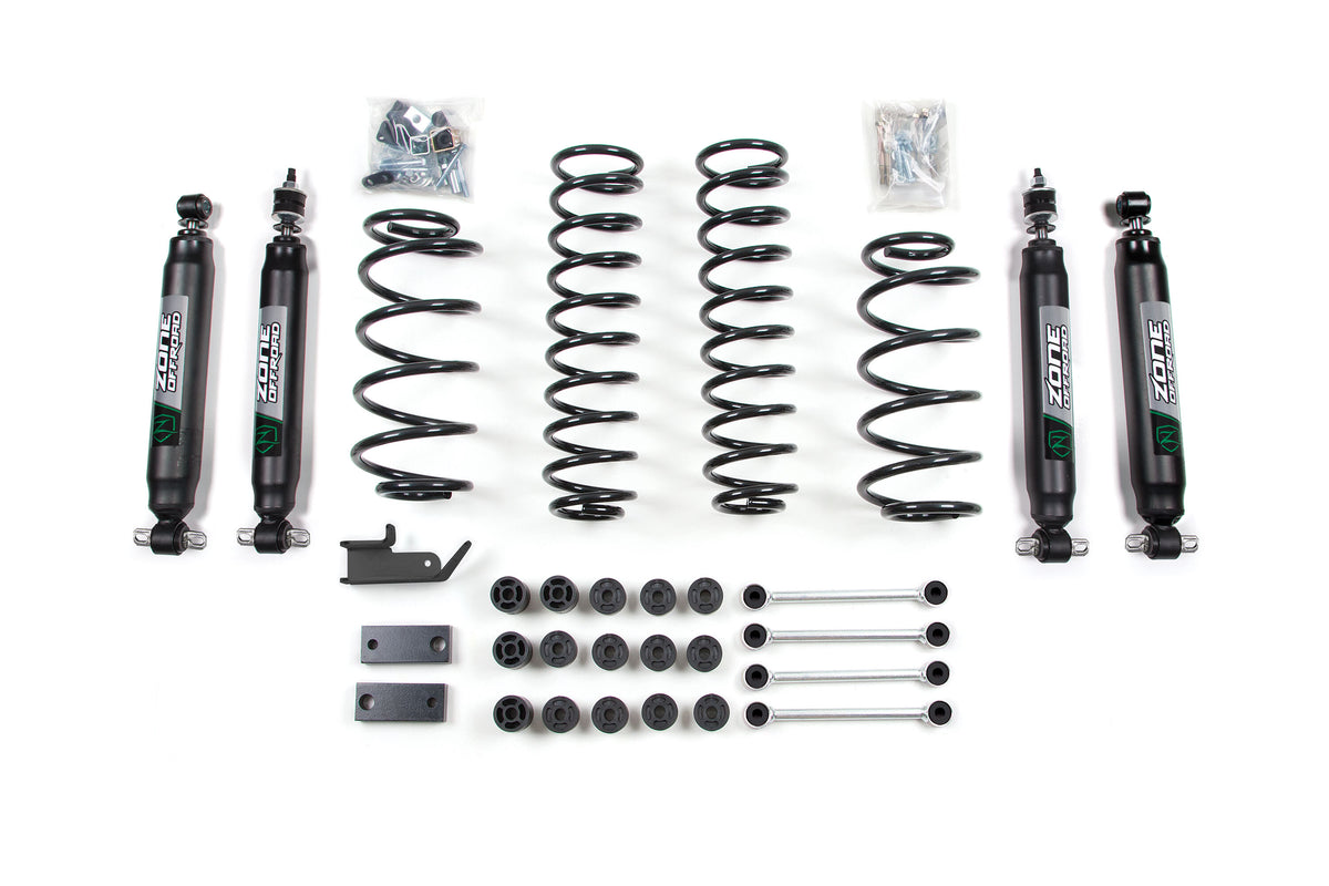 Zone Offroad 1997-2006 Jeep TJ 4.25 Combo Lift Kit ZONJ25N
