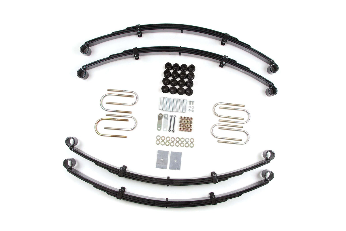 Zone Offroad 1987-1995 Jeep YJ 4wd 2 Leaf Spring Suspension Lift Kit ZONJ27N