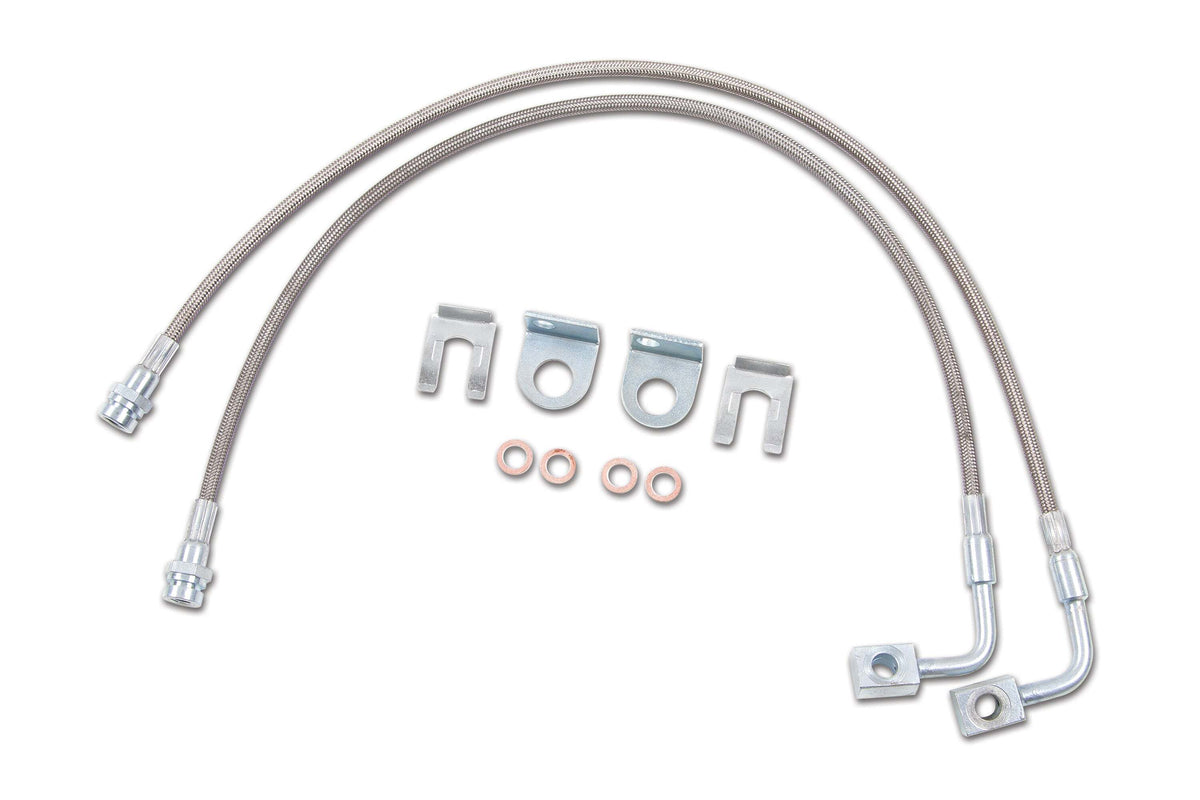 Zone Offroad Jeep JK Front 4-6in Stainles Brake Lines ZONJ5403