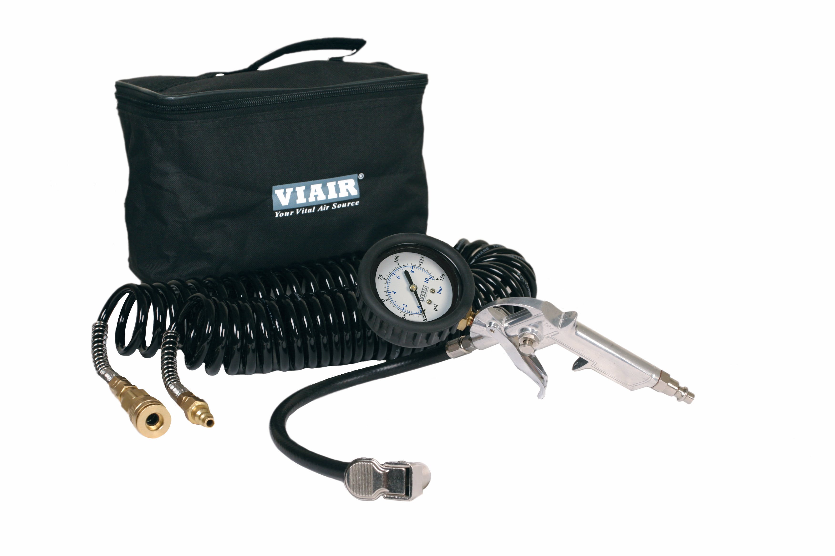 VIAIR 00043 Inflation Kit w/ Mechanical Gauge Tire Gun