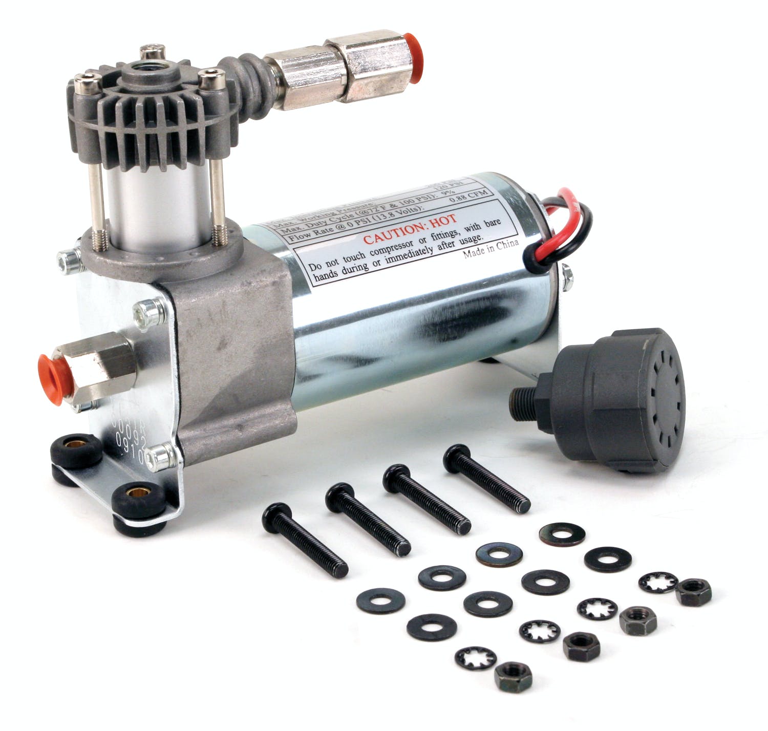 VIAIR 00092 92C Compressor Kit with External Check Valve and Intake Filter 9% Duty Seale