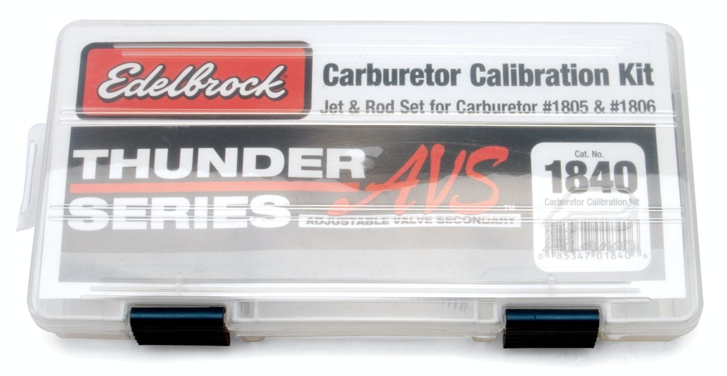 Edelbrock 1840 Edelbrock Thunder AVS Carburetor Calibration Kit for #1805 and 1806 Carburetors