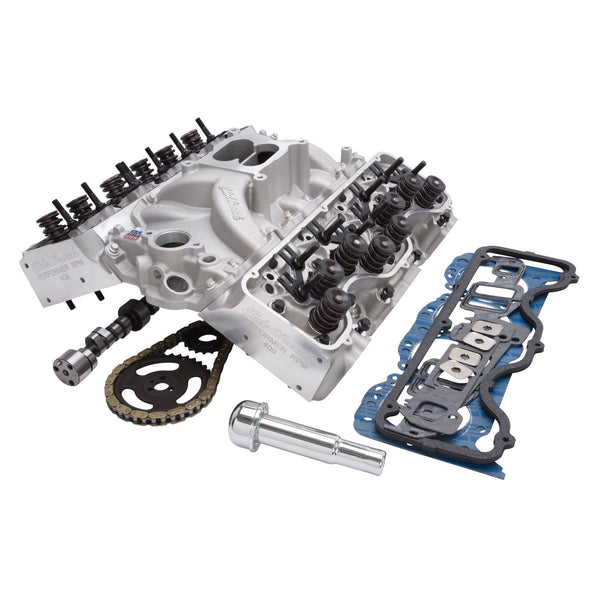 Edelbrock 2039 PWR PKG TOP END KIT PERF RPM FOR 348-409 BBC W-SERIES V8 450+ HP