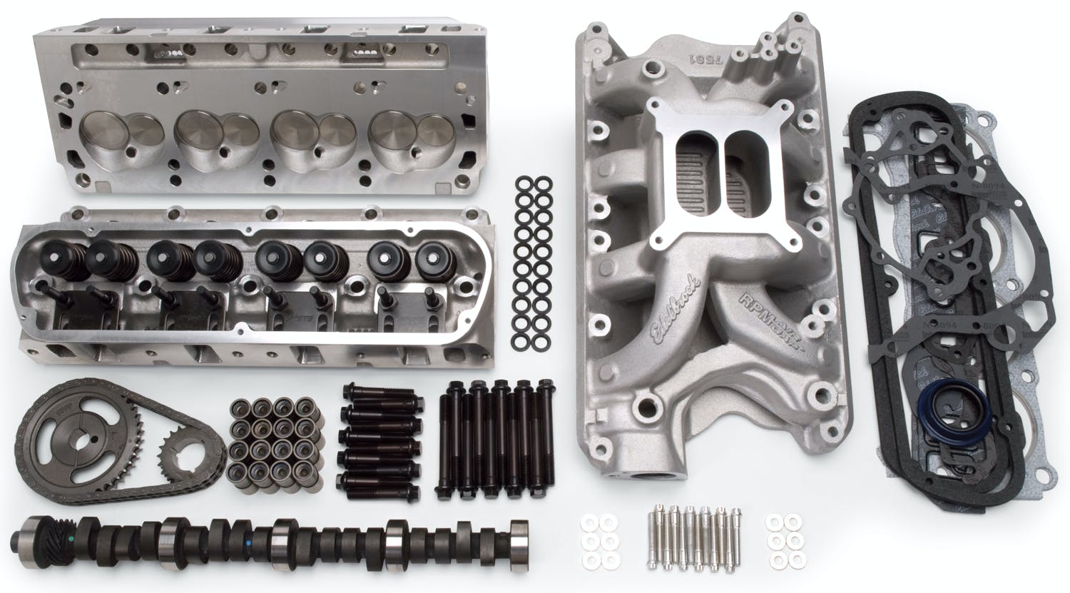 Edelbrock 2092 PWR PKG 7581 and 60259 TOP END KIT 351-W FORD 400 HP