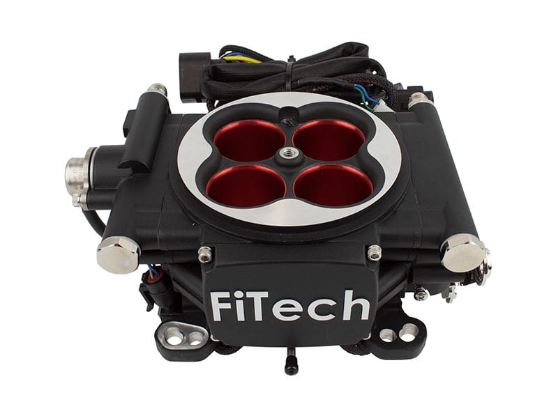 FiTech 35504 Go EFI 4 600 HP Power Adder Matte Black EFI System w/ Force Fuel Mini Delivery