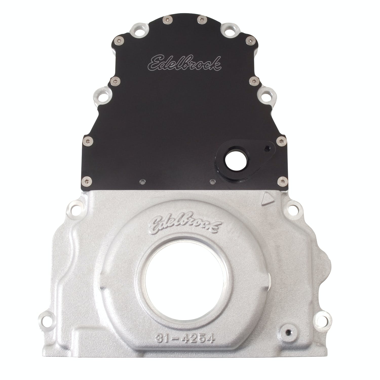 Edelbrock 4255 TIMING COVER 2004-07 GM LS2 TWO PIECE