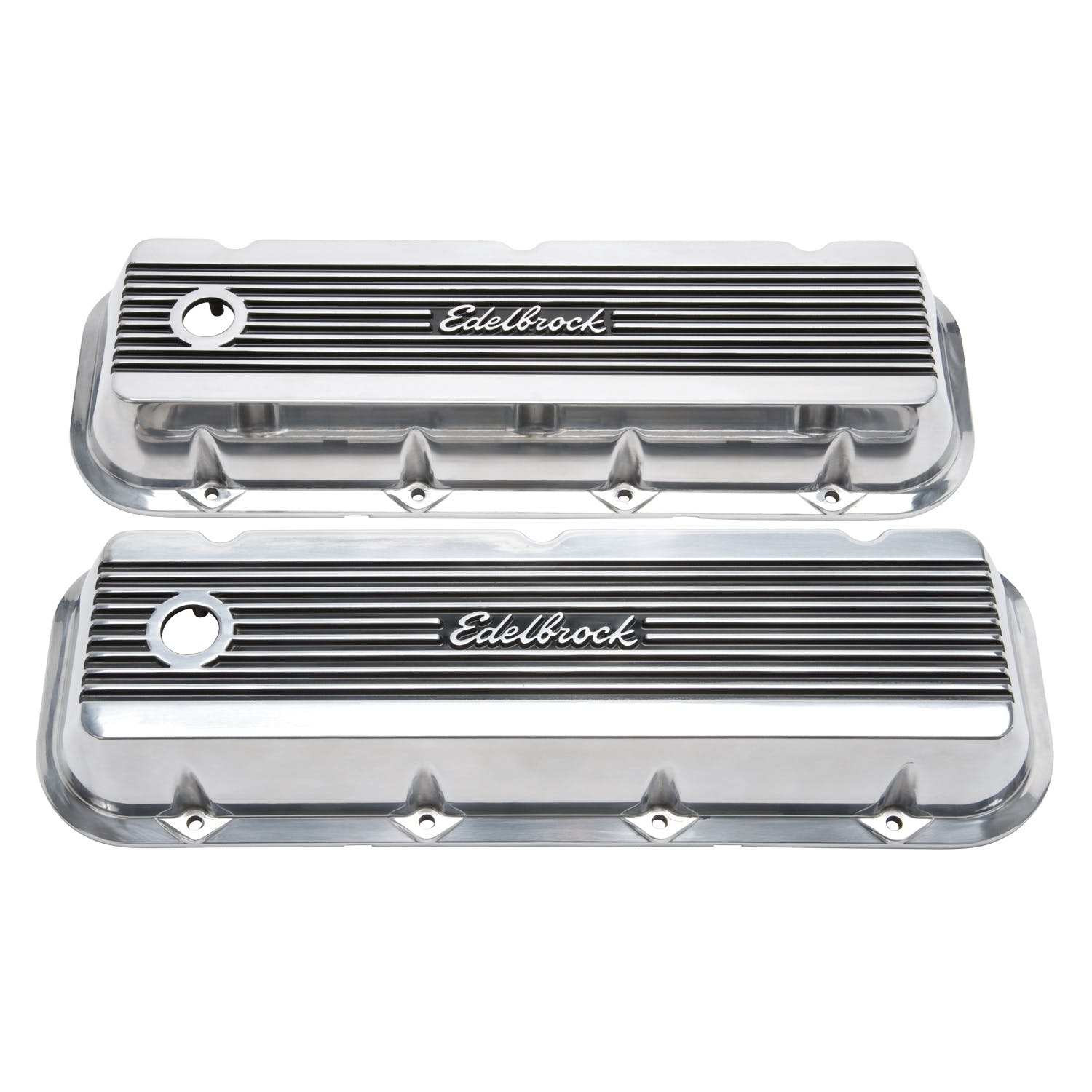 Edelbrock 4275 Elite II Valve Covers for Chevy Big-Block V8 1965 and Later.