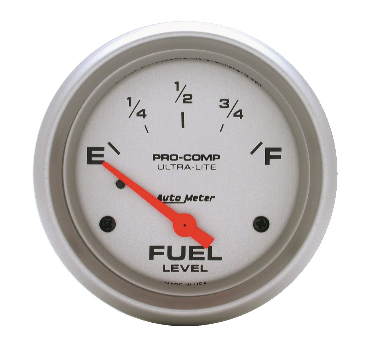 AutoMeter Products 4417 GAUGE; FUEL LEVEL; 2 5/8in.; 0OE TO 30OF; ELEC; ULTRA-LITE