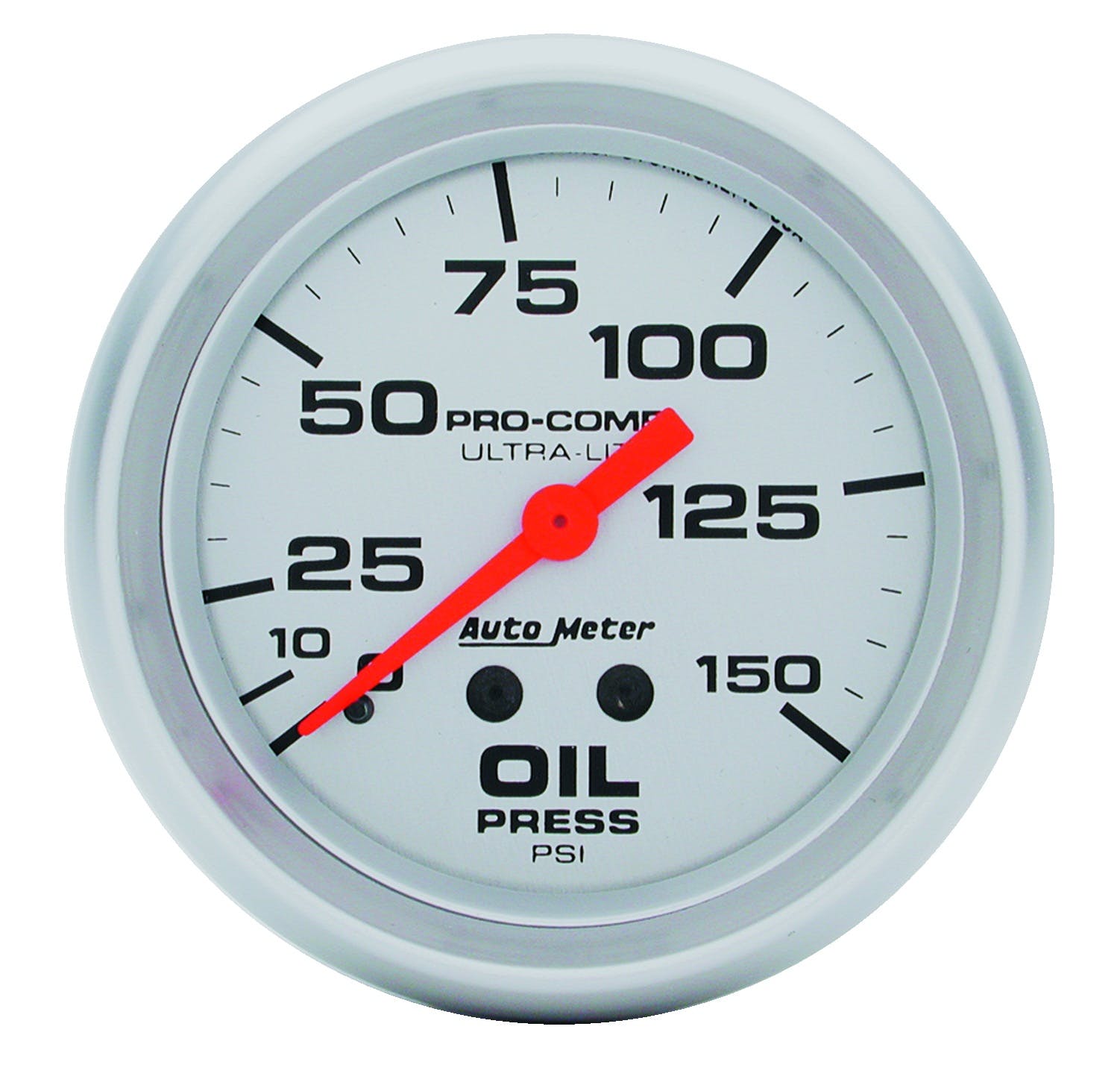 AutoMeter Products 4423 Gauge; Oil Pressure; 2 5/8in.; 150psi; Mechanical; Ultra-Lite