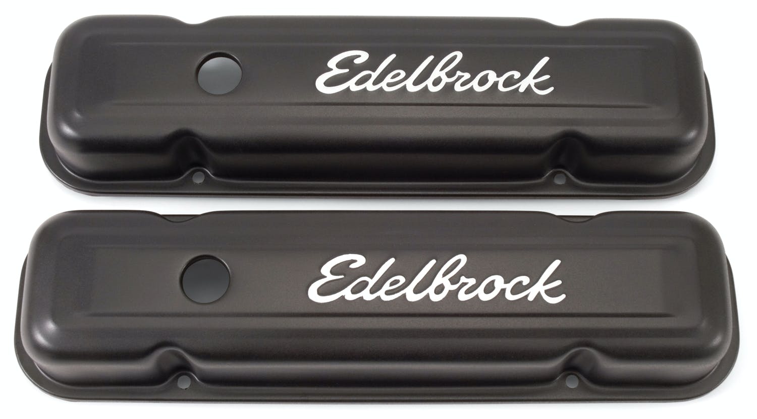 Edelbrock 4453 Signature Series Valve Covers for Pontiac 301-326-350-389-400-421-455
