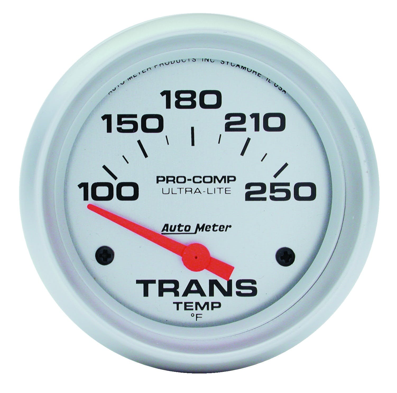 AutoMeter Products 4457 Gauge; Transmission Temp; 2 5/8in.; 100-250° F; Electric; Ultra-Lite